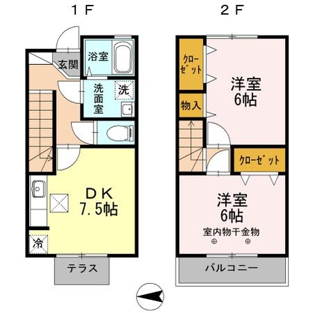 リアンの物件間取画像